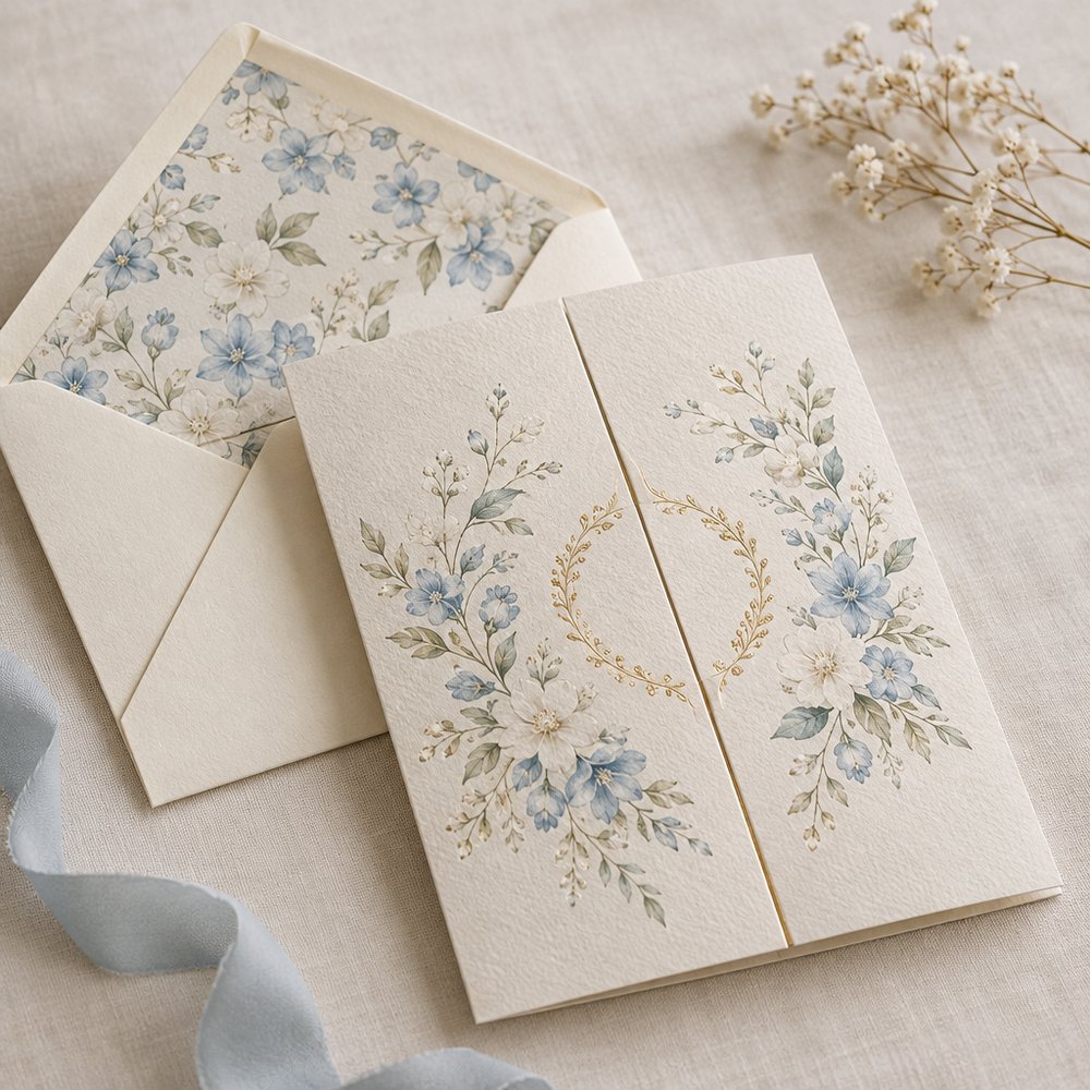 Partecipazione Carta Martellata – Papier Elité L'Aquila