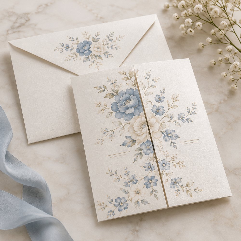 Partecipazione in Cartoncino Perlato – Papier Elité L'Aquila