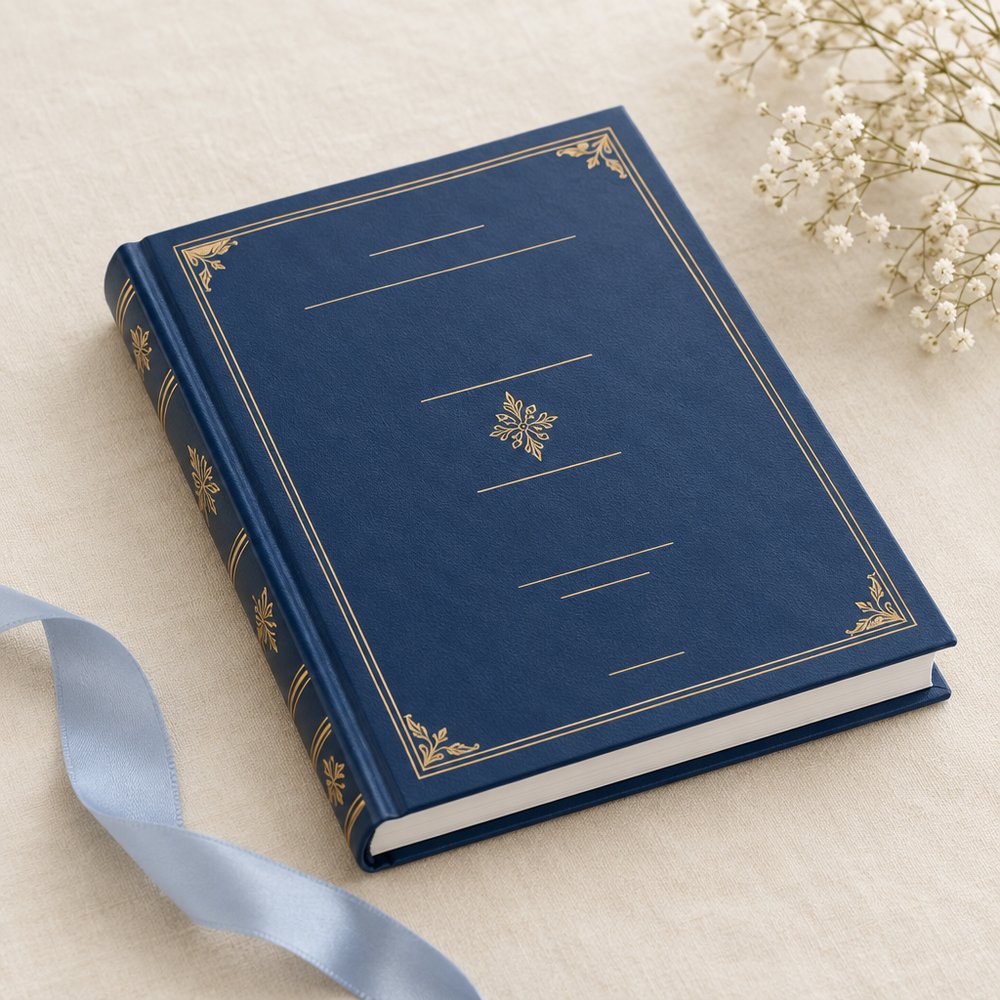 Tesi in Similpelle Indaco – Papier Elité L'Aquila